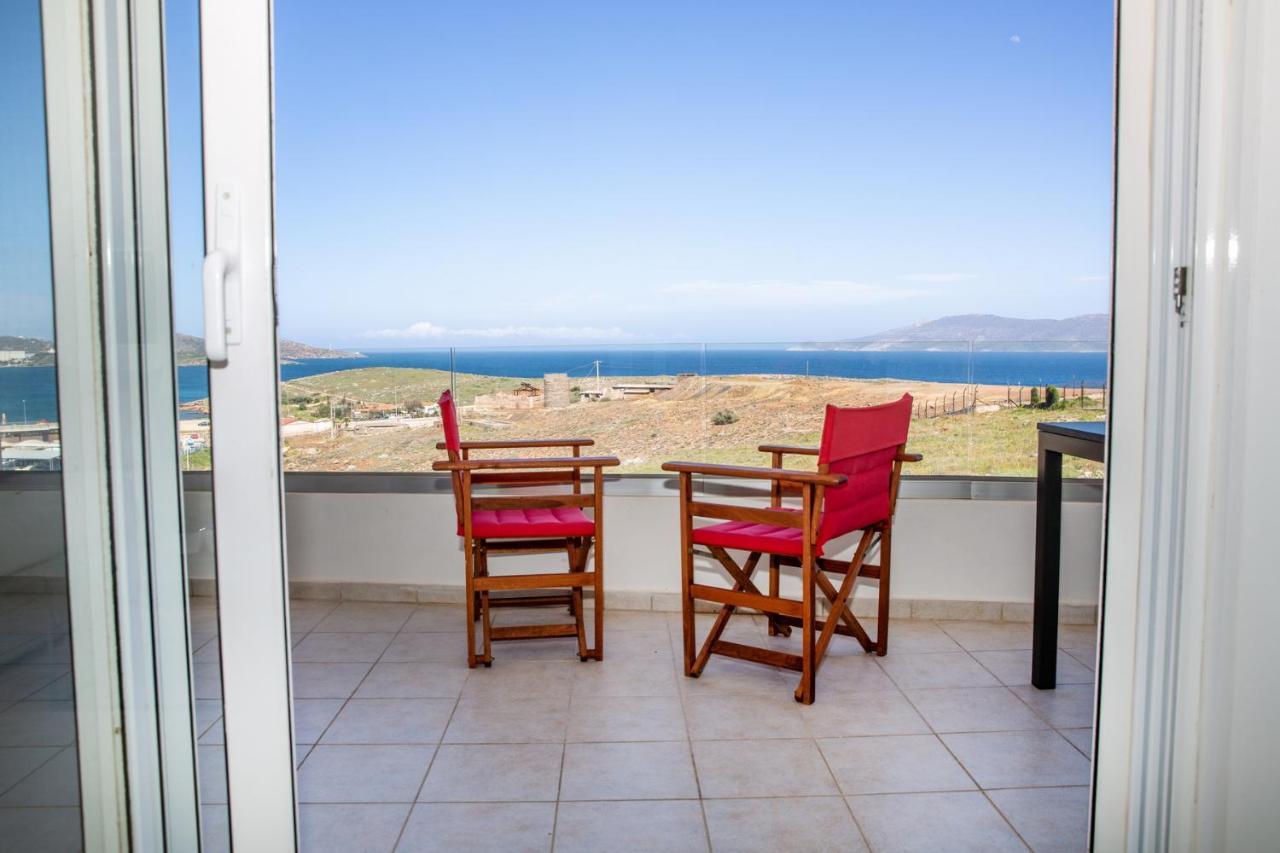 Komfort City Apartment "Elias" Mit Meerblick In Lavrio Екстериор снимка