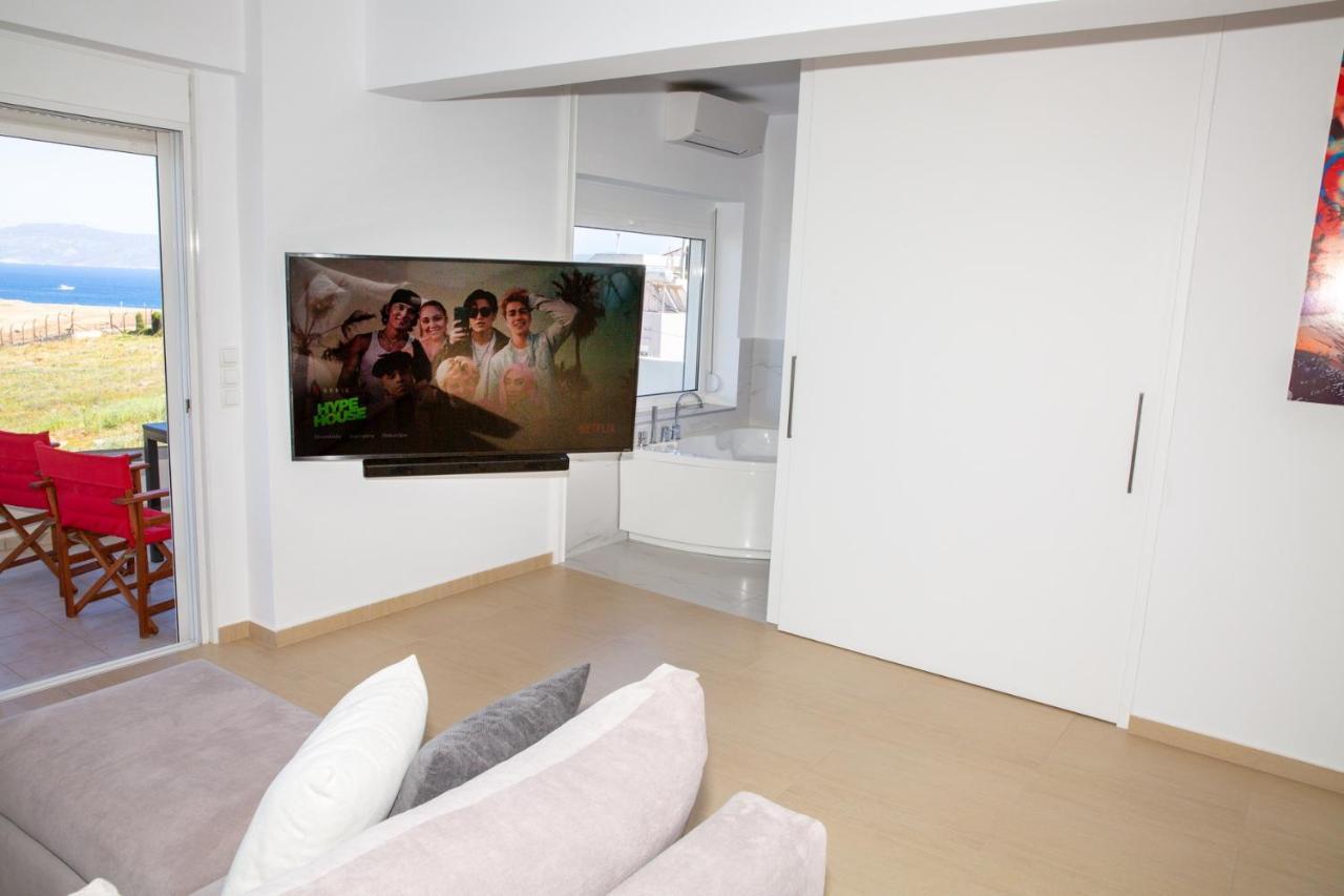 Komfort City Apartment "Elias" Mit Meerblick In Lavrio Екстериор снимка