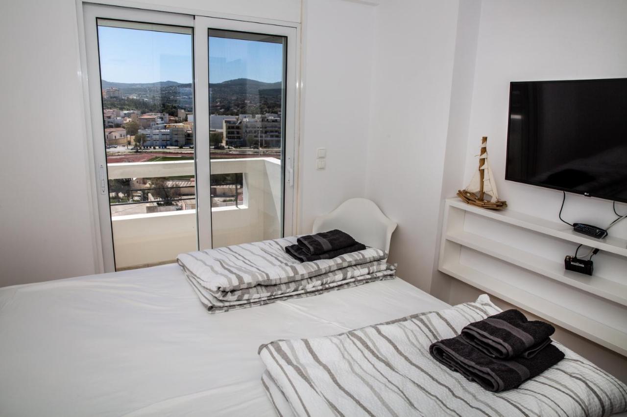 Komfort City Apartment "Elias" Mit Meerblick In Lavrio Екстериор снимка