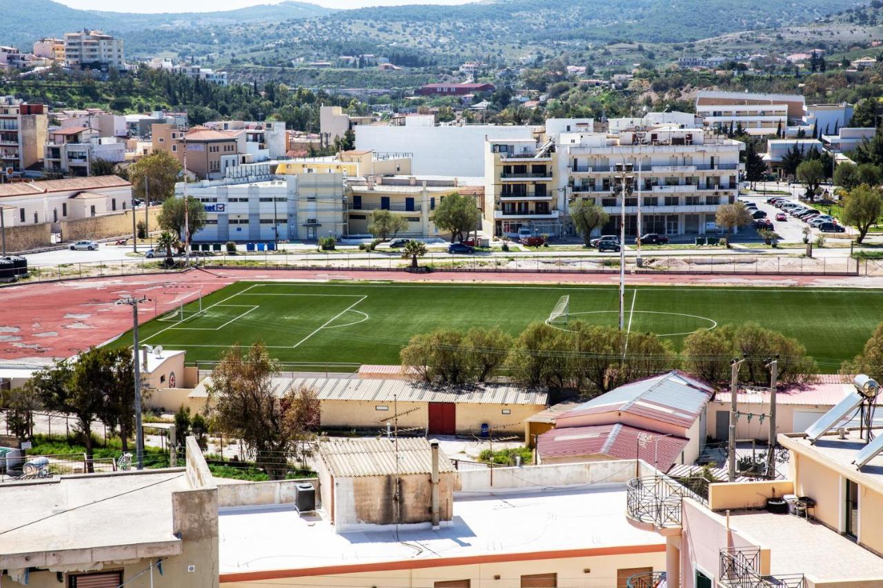 Komfort City Apartment "Elias" Mit Meerblick In Lavrio Екстериор снимка